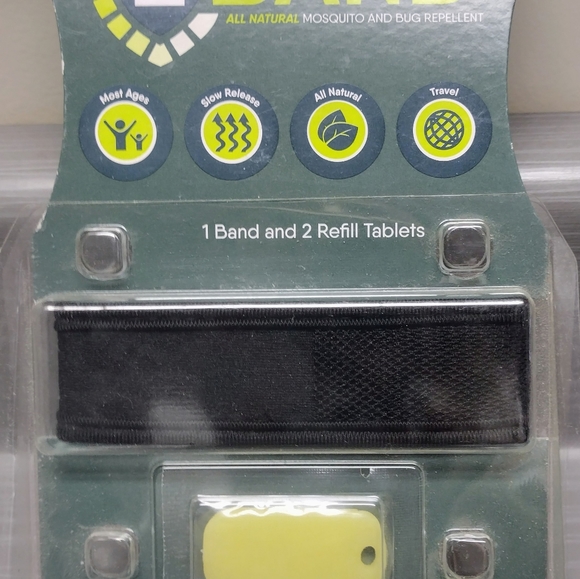 Z band Wrist/Ankle Band Mosquito & Bug RepellantTwo Refill Tablets NO Deet NEW - Picture 8 of 12